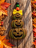 Jack My Lantern 3D Car Freshie (Black/Green) - Jack My Lantern Scent | Handmade Car Air Freshener