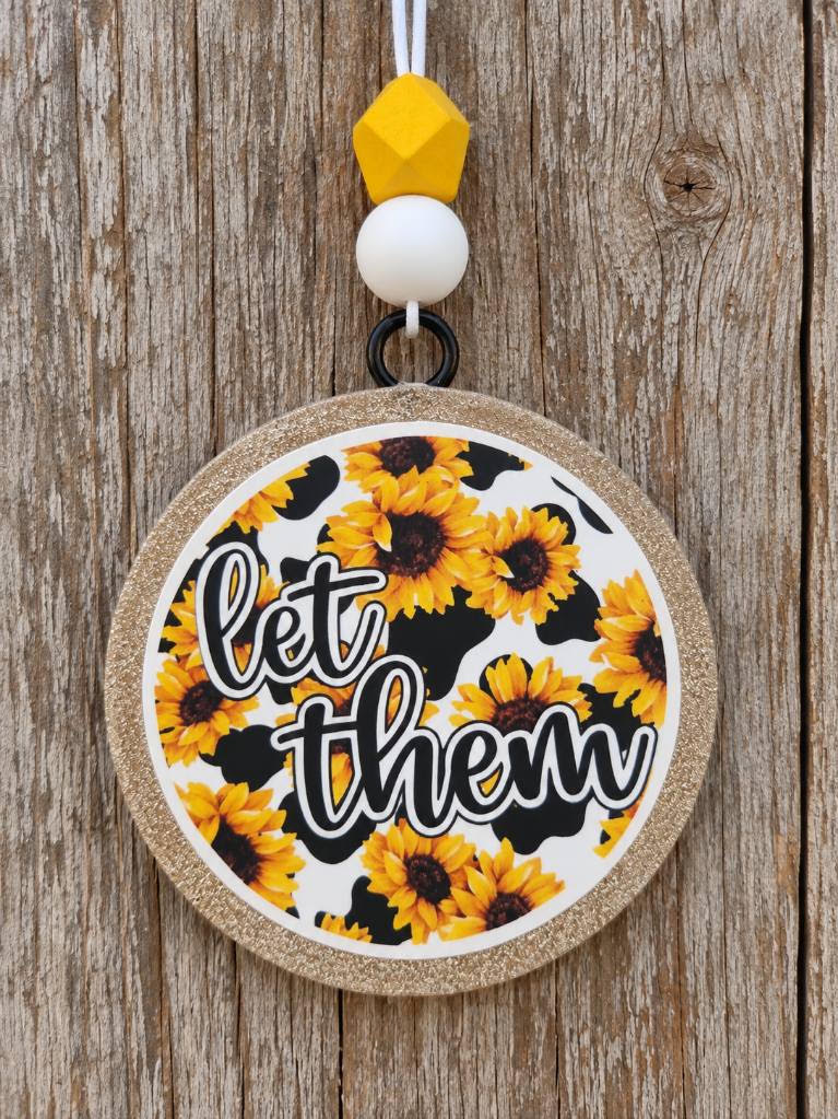 Let Them Cardstock Car Freshie - Agent 007 Scent | Ready to Ship Handmade Car Air Freshener