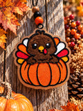 Gobble 'Til You Wobble Car Freshie - Jack My Lantern Scent | Handmade Car Air Freshener