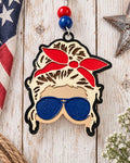 Bun Head Car Freshie - Cowgirl Britches Scent | Ready to Ship Handmade Car Air Freshener