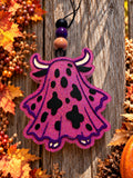 Boo Heifer Car Freshie - Jack My Lantern Scent | Handmade Car Air Freshener