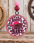 I Wanna Be A Cowboy Baby Western Cardstock Car Freshie - Sand N My Boots Scent | Ready to Ship Handmade Car Air Freshener