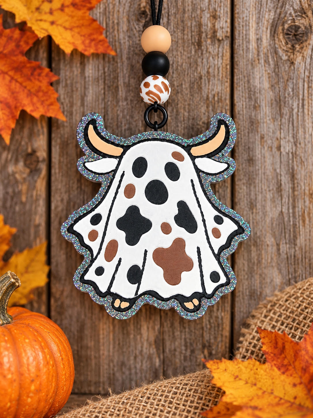 Ghost of the Herd Car Freshie - Fall Farmhouse Scent | Handmade Car Air Freshener