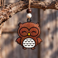 Owl Car Freshie - Leather & Lace Scent | Ready to Ship Handmade Car Air Freshener
