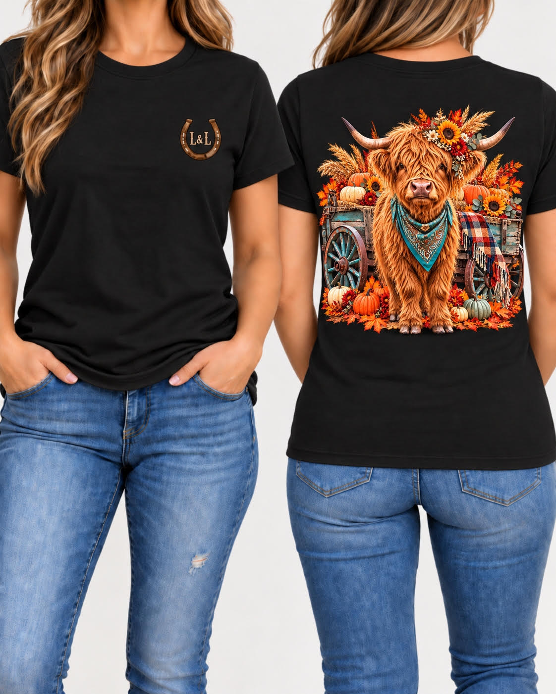 Highland Harvest Tee - Black